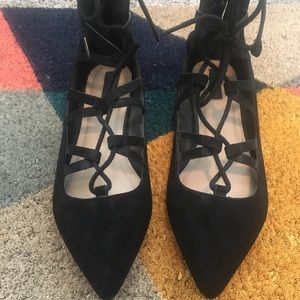Lace Up Flats